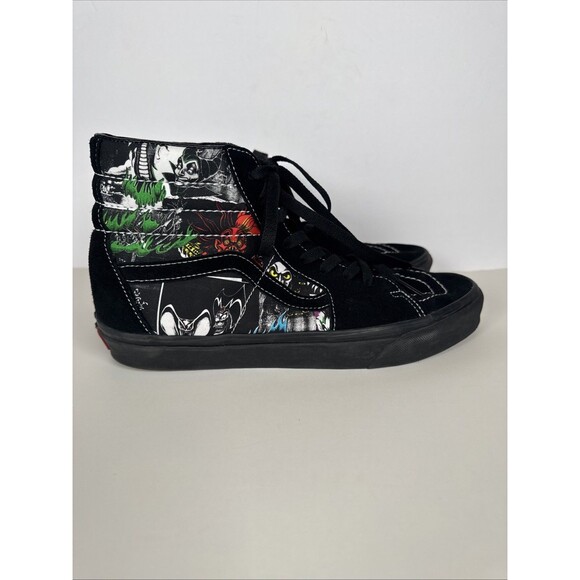 Vans x Disney Sk8-Hi Disney 100 Villains Black Sneaker Men's Size 10 - Picture 2 of 12